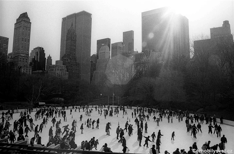 Bruslení v Central parku, New York City — Adam Škapa